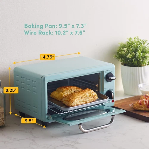 Elite Gourmet by Maximatic Americana Collection ETO147M Diner 50’s Retro