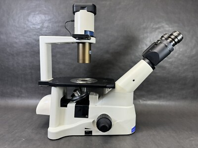 Fisher Micromaster Inverted Microscope With 3 Objectives