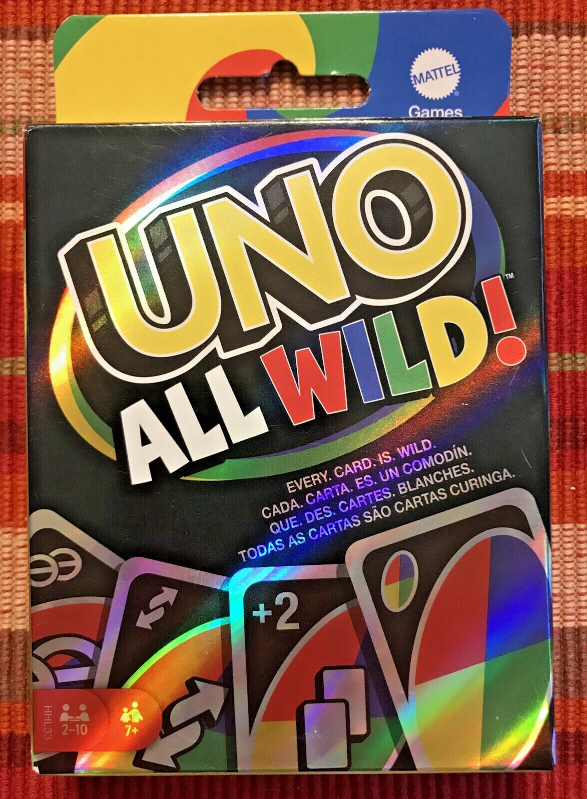 Jogo De Cartas Uno All Wild Mattel - HHL33