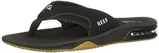 Reef Men's Fanning Flip Flop Sandals, Black/Silver,  Assorted Sizes , Colors 