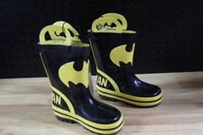 Batman Boys Rain Boots-Black-Size 5/6-NWT
