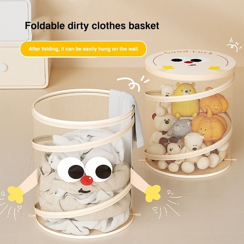 With Lid Sorting Basket Portable Dirty Laundry Basket New Storage Box
