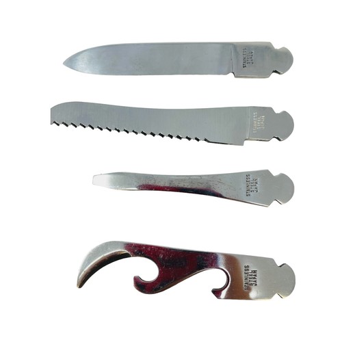 6 Pcs Vintage Stainless Steel Folding Screwdriver, Tool Kit, Made in Japan - Picture 6 of 10