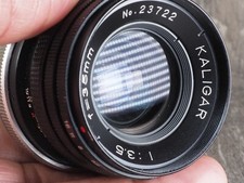 Kaligar 35mm f3.5 canon fd mount prime lens 1:3.5 RARE adapt to mirrorless easy