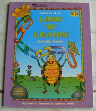 Link 'N'Learn Math Activity Book gr.K 1 2 3 Learning Resources 0255 NEW PB