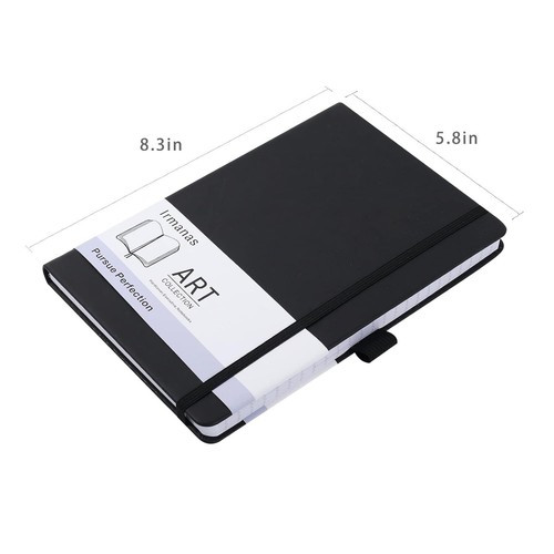 IRMANAS Lined Journal Notebook, 2 Pack A5 100gsm 320pages Thick Paper College Ru - Picture 6 of 7
