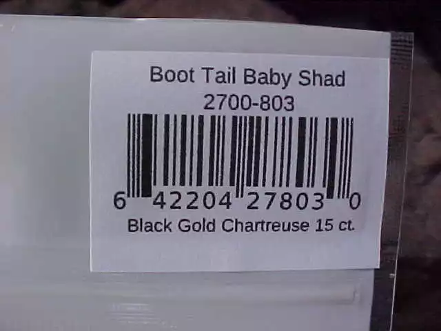 Lake fork boot tail baby shad discount