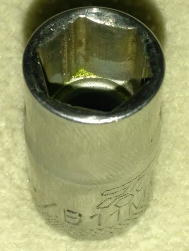 MAC TOOLS X611MMPT 11MM METRIC 3/8" DRIVE 6 POINT SOCKET flank Drive - Picture 2 of 3