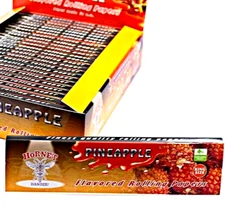 Juicy Flavored King Size Slim Rolling Papers Pineapple Hornet 32Lvs USA SHPD!