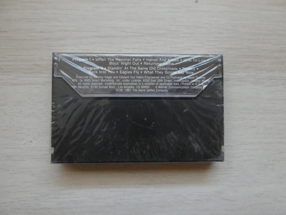 Sammy Hagar Sammy Hagar Self Titled Audio Cassette Tape 1987 New Sealed - Image 2 of 4