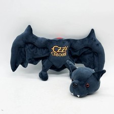 Ozzy Osbourne Bat Plush Ozzy Black Bat Plushies Toy Figure With Detachable Head
