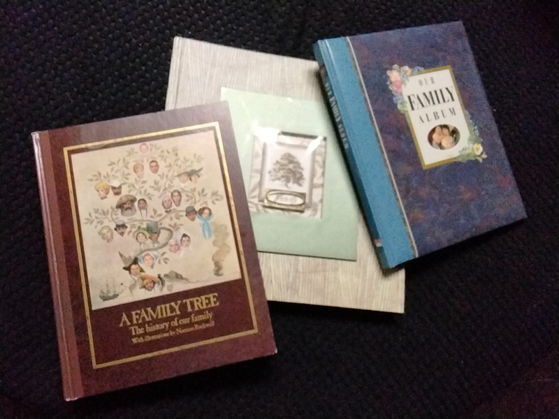 Scrapbook/Family Tree Collection - 1 Norman Rockwell Family Tree + 2 Albums