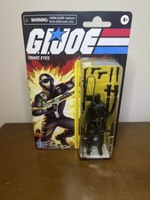 GI Joe Retro Collection Snake Eyes 3.75 Inch Action Figure Walmart Exclusive