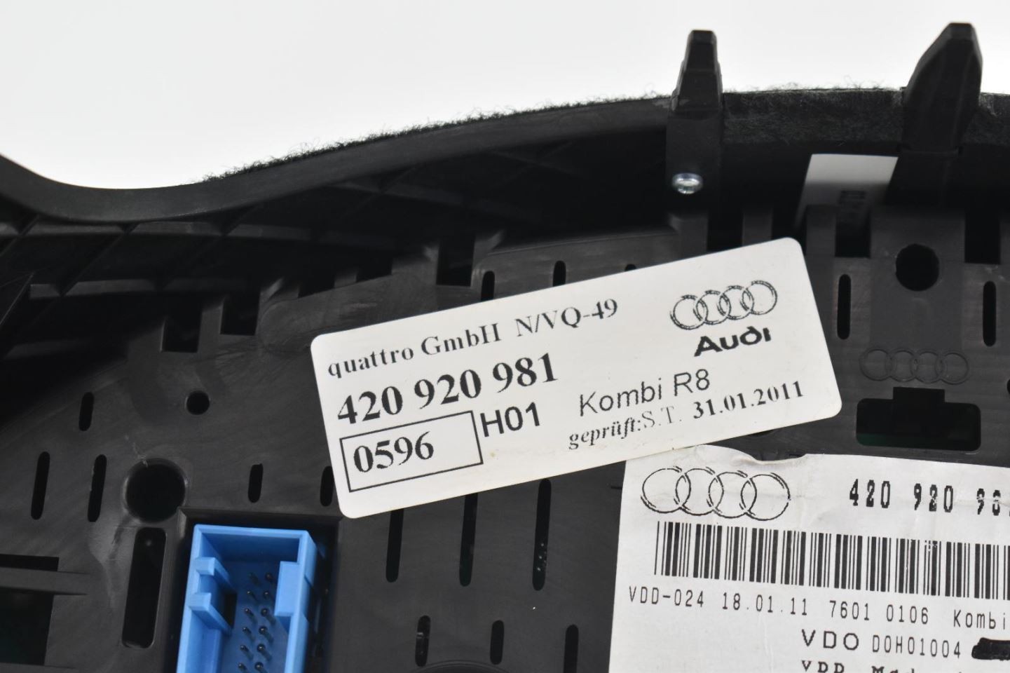 2011-2013 Speedometer Cluster MPH for Audi R8 5 2L Instrument Gauge