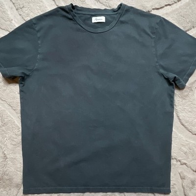 Rowan 1955 Asher Standard Tee Made in USA Raw Hem Distressed Premium Cotton