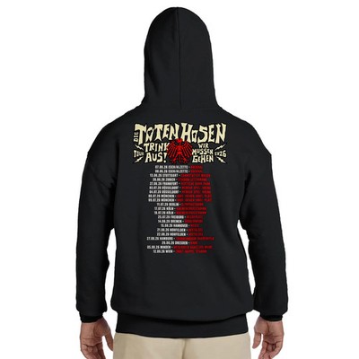Die Toten Hosen Tour-Hoodie 2026   Konzert-Fanhoodie mit Tourdaten