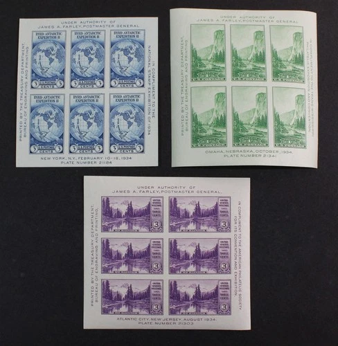 CKStamps: US Stamps Collection Scott#750 751 Mint LH OG #735 NH NGAI