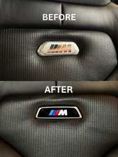 BMW M M2 M3 M4 Sitz-Embleme Beleuchtet Inkl. Kabel (1 Paar)