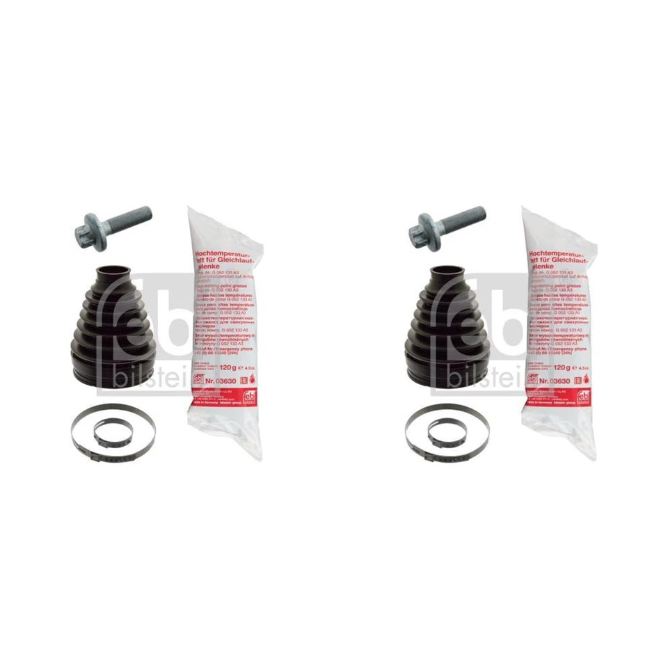 2X Febi Soufflet D'Essieu Lot Transmission Fin Convient pour Mercedes Classe A - Photo 3/4