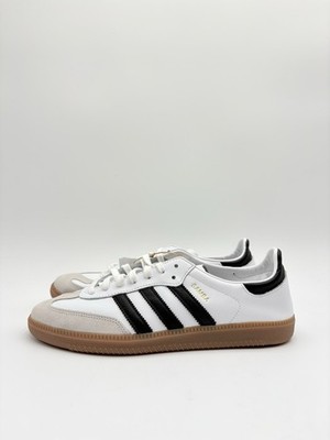 Adidas Men s Samba Decon Originals Size 8.5 White Black Gum |IF0642|