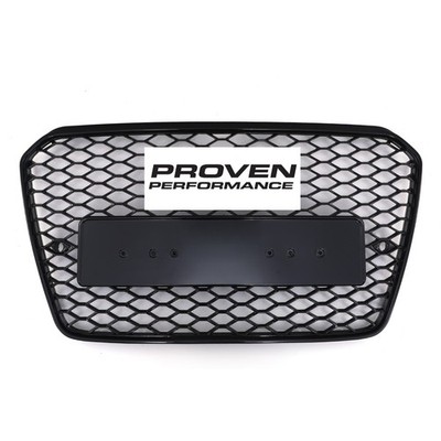KÜHLERGRILL RS5-STIL SCHWARZ GRILL CHROM-ZUBEHÖR FÜR AUDI A5 8F FACELIFT 2012-16