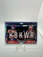 2025 Topps Chrome WWE Tag Team Asuka, Kairi Saine #TAG-KBW Refractor