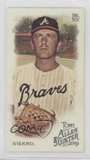 2019 Topps Allen & Ginter Mini Logo Back Short Print Phil Niekro #391 HOF 12xz