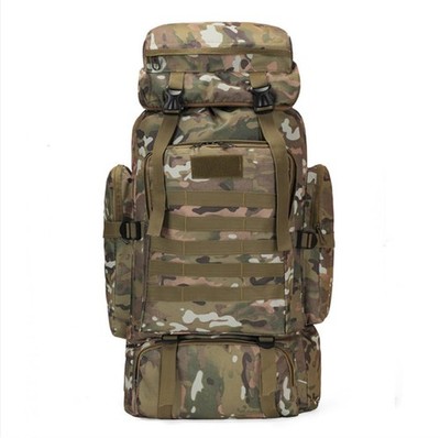 Wanderrucksack 80L, wasserdichtes Bergsteigen mit großer Kapazität, Militärar...