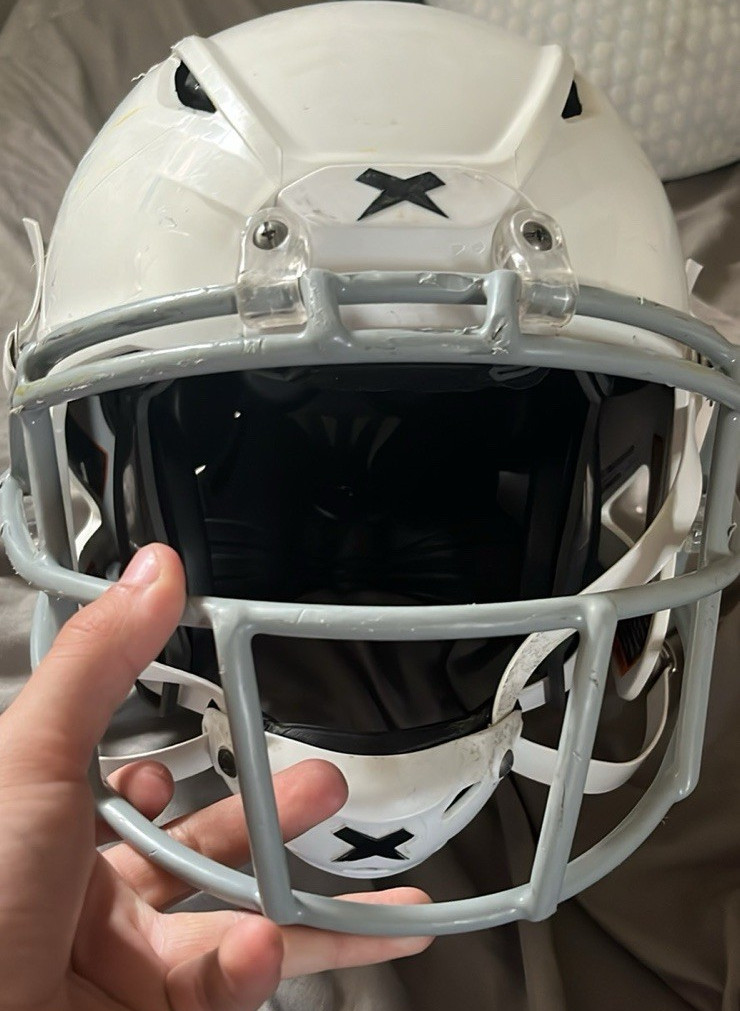 Xenith Full Face Football Helmet Large White w/ Facemask NOCSAE 2024