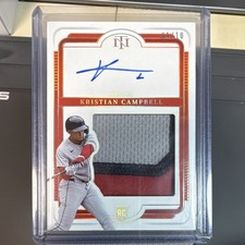 2025 Panini National Treasures Kristian Campbell Auto Rookie Holo Gold /10 DC-K…