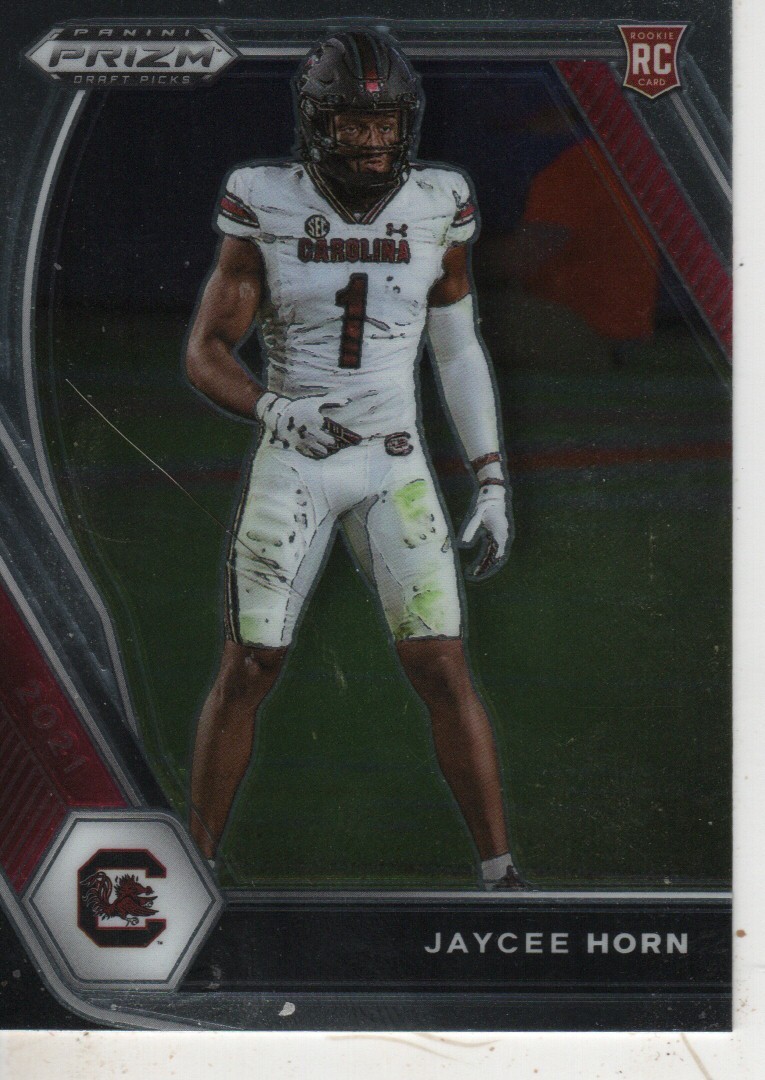 Jaycee Horn 2021 Panini Prizm Draft Picks Football #142 RC Rookie Card Sports 