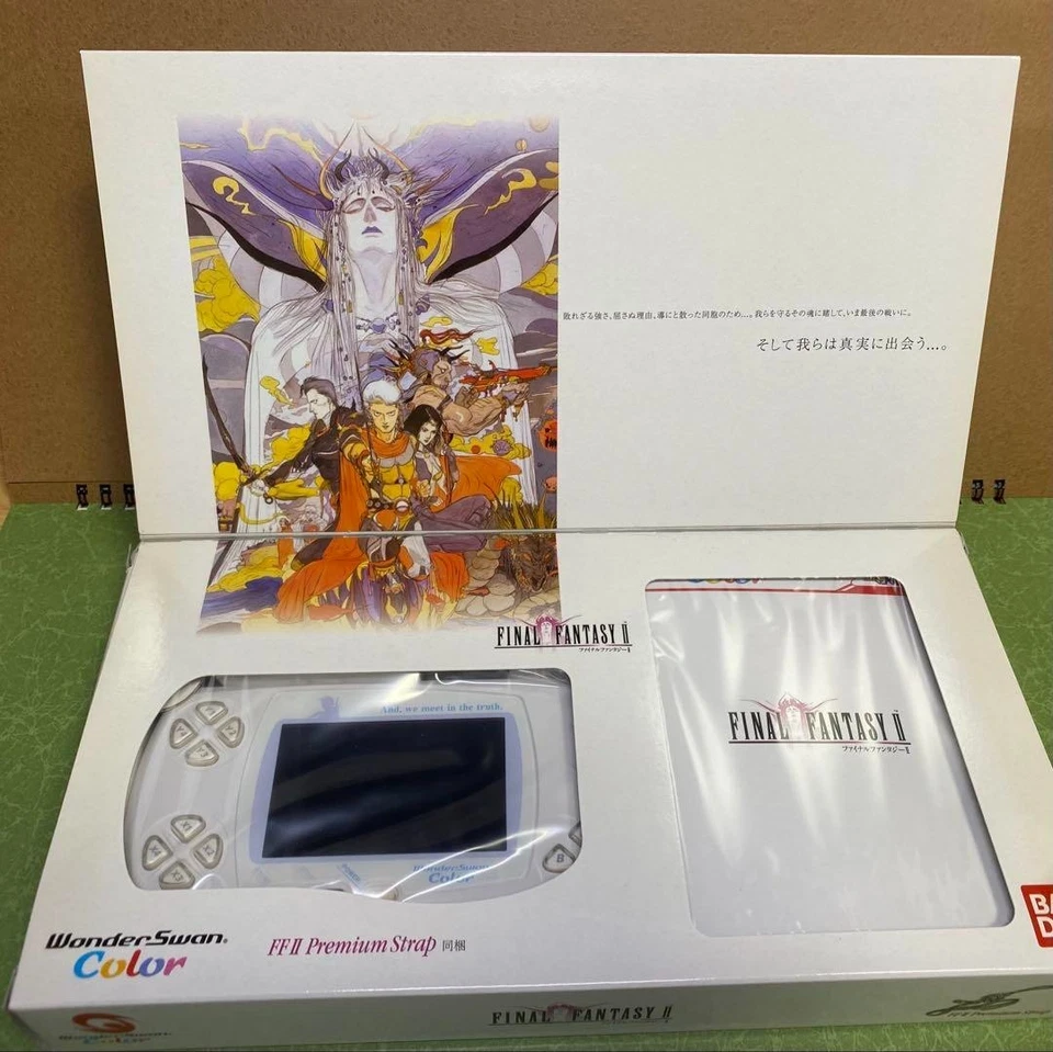 Consola Bandai Wonder Swan Color FINAL FANTASY 2 II Edición Limitada Sin Usar Foto 3 de 3