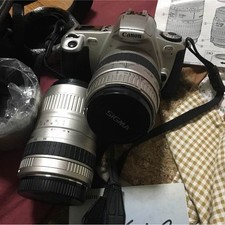 Canon EOS Kiss III Film Camera with Sigma Lenses and Manual Used Condition