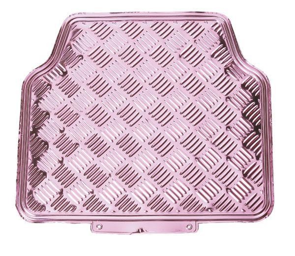 Tapis de sol de voiture rose en PVC universels contre l'humidité et la saleté