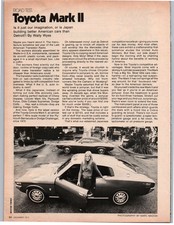 1973 Toyota Mark Ii Hardtop 3 Pg Road Test Article
