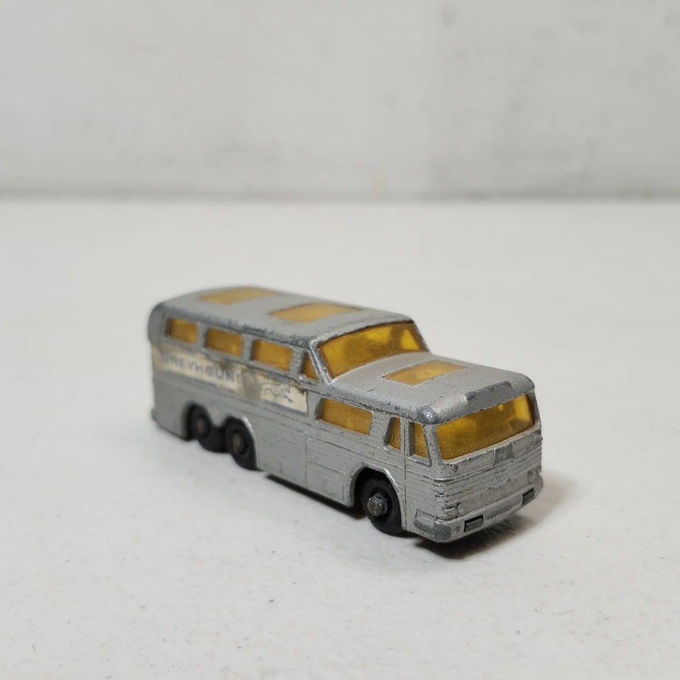 Serie Matchbox De Colección Hecha en Inglaterra por Lesney No. Autobús Coach Greyhound 66 C5-70 Foto 3 de 4