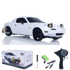 US STOCK 1/18 RC Drift Car LDRC RTR Model On Road Vehicles Flip Light Battery