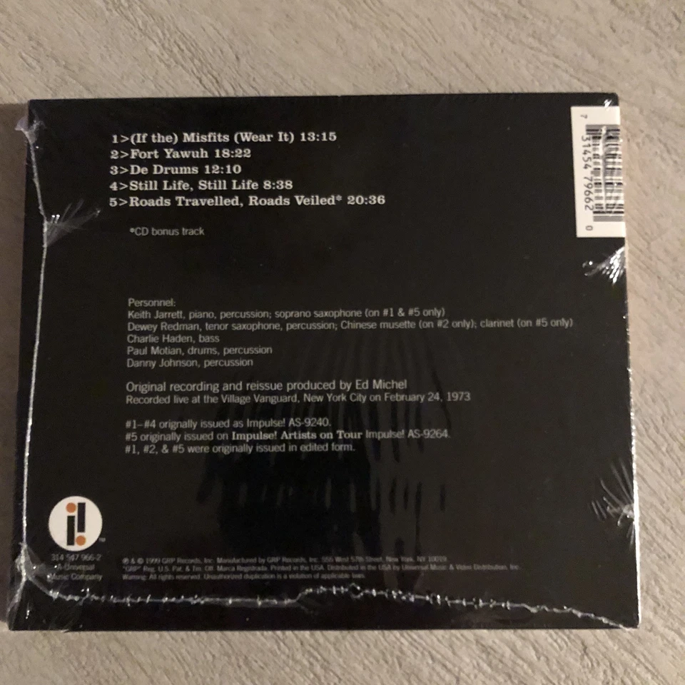 Keith Jarrett Fort Yawuh CD 1999 SEALED Impulse! Remastered Digipak - Image 2 of 4