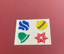 Vtg Mrs Grossman's Prism Ornaments Sticker Mod