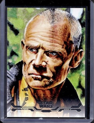 Vect Nokru 2025 Topps Star Wars Stellar Signatures Art Card#SAS-95