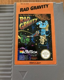 NES ~ RAD GRAVITY ~ Nintendo Game 3 Screw NES-2A-AUS Game Cart Only Pal A