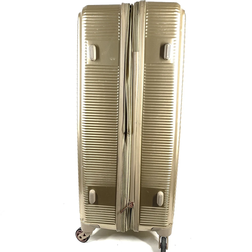 Equipaje de facturación Kensie Dawn 29" giratorio carcasa rígida expandible dorado pálido Foto 4 de 4