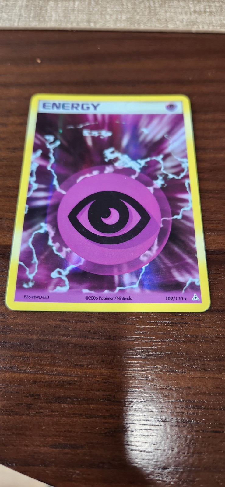 Pokemon Card - Psychic Energy Holon Phantoms 109/110 Holo Rare - Near Mint