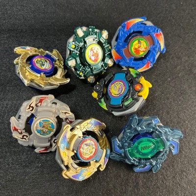Beyblade 7 Piece Set Toy Battle Tops Authentic Used Collectible Toy