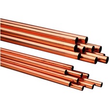 Copper Pipe 15mm+22mm x 3m (Bundle of 10 Pipes) - British Standard