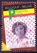 Belgium 2004 used, Gabrielle Petit, Spy for British Secret Service during World