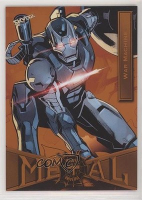 2022 Marvel Metal Universe Spider-Man Orange Light FX 13/25 War Machine #96 u3i