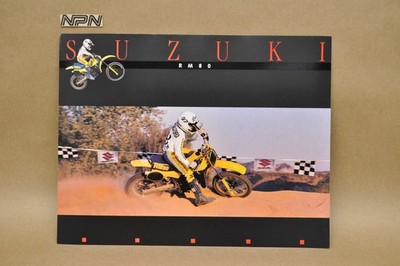 Vintage NOS 1985 Suzuki RM80 Brochure Dirt Bike Motocross OEM