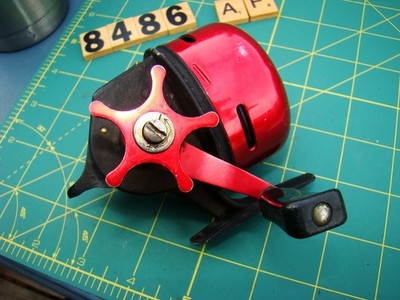Abu Garcia フィッシングベスト 赤 フリー 旧タグ 多ポケット Vintage Abu Garcia FOUR STAR FSD8600-1L Light Action 8'6