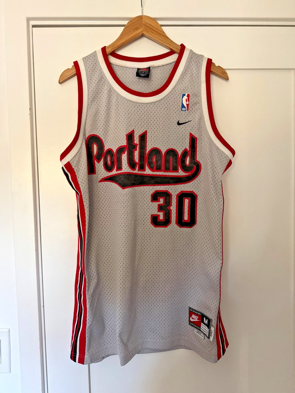 Vintage Nike Portland Trail Blazers Rasheed Wallace Retro 76 Swingman Jersey M